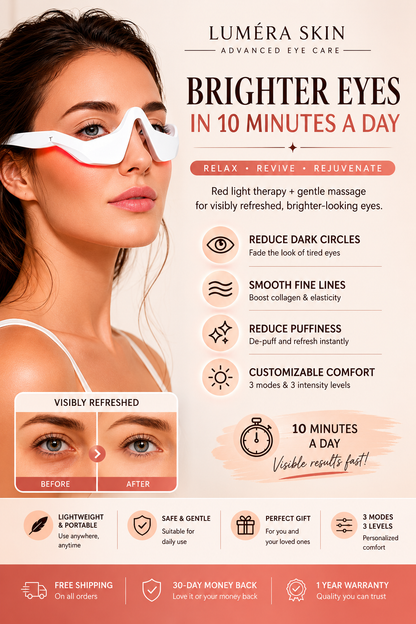 Lumera™ EyeLift Red Light Therapy Massager
