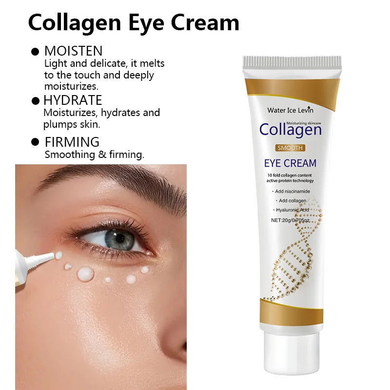 Collagen Eye Cream skincare Anti Dark Circles Eye Bags Firming Moisturizing skincare Eyes Cream Skin Care for Eyes 4